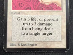 Healing Salve - Alpha - LP - MTG - Magic The Gathering - White - Instant - Image 2