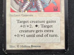 Holy Armor - Alpha - LP - MTG - Magic The Gathering - White - Enchant - Image 2