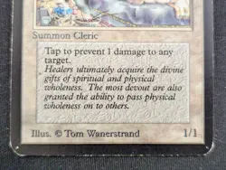 Samite Healer - Alpha - LP - MTG - Magic The Gathering - White - Creature - Image 2