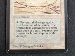 Circle of Protection White - Alpha - LP - MTG - Magic The Gathering - White - En - Image 2