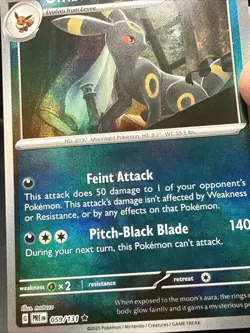 Pokemon Umbreon (Master Ball) 059/131 Sv: Prismatic Evolutions Holo - Image 3