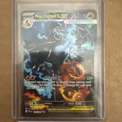 2025 Pokemon PFL Mega Charizard X ex Special Illustration Rare #125/094 - Image 1