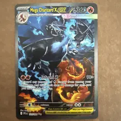 2025 Pokemon PFL Mega Charizard X ex Special Illustration Rare #125/094 - Image 2