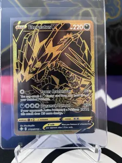 Pokemon Eternatus V SV121/SV122 Shining Fates Full Art Shiny Holo Rare 220HP - Image 1