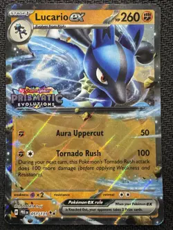 Lucario ex | Prismatic Evolutions Stamp | 051/131 NM | Double Rare | Pokemon TCG - Image 1