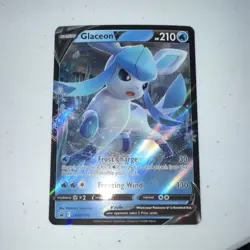 Pokemon Glaceon V Promo Full Art Holo SWSH196 Sword & Shield 210HP 2022 - Image 1