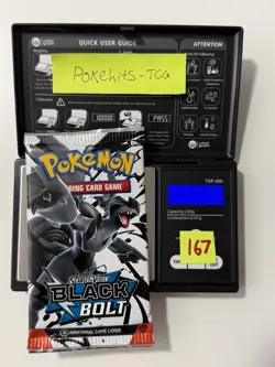 (HEAVY)🔥 22.77g Pokemon TCG Black Bolt Booster Pack Factory Sealed✅ - Image 1