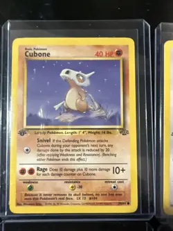 Pokemon WOTC First Edition Lot - Cubone, Eevee, Dratini, Meowth - Image 2