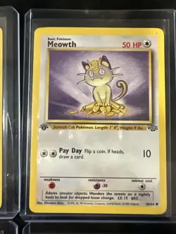 Pokemon WOTC First Edition Lot - Cubone, Eevee, Dratini, Meowth - Image 3