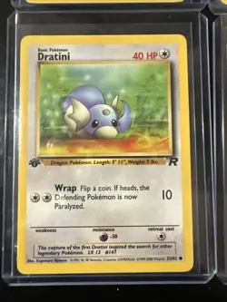 Pokemon WOTC First Edition Lot - Cubone, Eevee, Dratini, Meowth - Image 5