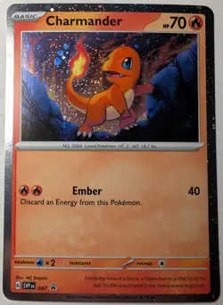Charmander 047/165 Cosmos Holo PROMO Pokemon TCG - NM/MINT - Image 1