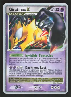 Giratina LV.X 124/127 Holo Pokemon TCG Platinum MP - Image 1