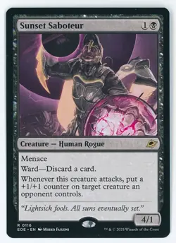 Sunset Saboteur #0116 MTG Edge of Eternities Magic The Gathering - Image 1