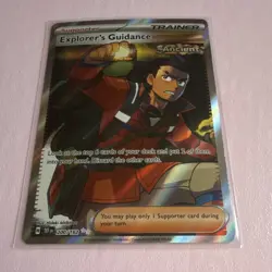 Pokemon Temporal Forces: Explorer's Guidance Trainer Ultra Rare Holo 200/162 - Image 1