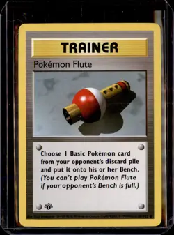 Base Set (Shadowless) #086/102 Pokemon Flute 1st Edition - Image 1