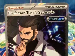 Professor Turo's Scenario 240/182 Sv04: Paradox Rift Holo Full Art Pokemon TCG - Image 3