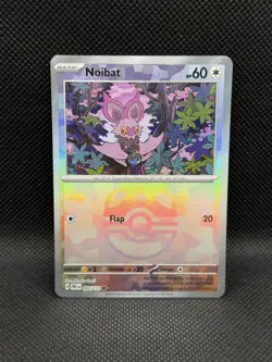Noibat 090/131 MASTER BALL PATTERN REVERSE HOLO Prismatic Evolutions Pokemon EN - Image 1