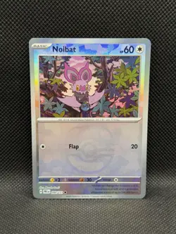Noibat 090/131 MASTER BALL PATTERN REVERSE HOLO Prismatic Evolutions Pokemon EN - Image 3
