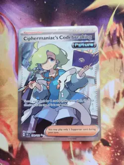 Pokemon Ciphermaniacs Codebreaking Fullart TEF 198/162 Temporal Forces - Image 1