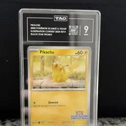 Pikachu 214 Scarlet & Violet Promo Illustration Contest 2024 Regular Pokemon TCG - Image 1