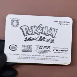 Pokemon Pikachu Raichu Lenticular Flip Card Promo PIKA-0030D DVD Vintage - Image 3