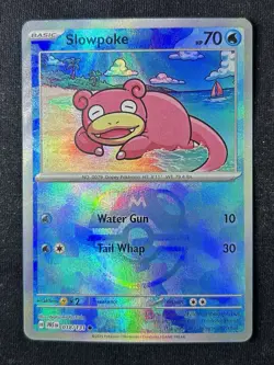 Slowpoke 018/131 Master Ball Pattern Pokemon TCG SV Prismatic Evolutions NM - Image 1