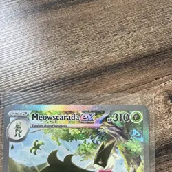 Pokemon Meowscarada ex 256/193 Paldea Evolved Special Illustration Rare Holo - Image 5