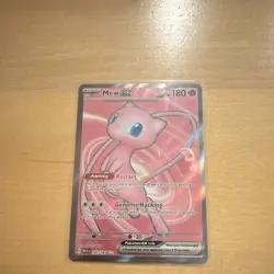 Pokemon Mew EX Ultra Rare Full Art Holo Scarlet & Violet 151 193/165 2023 - Image 1