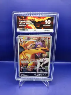 Pokemon TCG Charizard Character Rare #187 Japanese ACE Grade 10 GEM MINT - Image 1