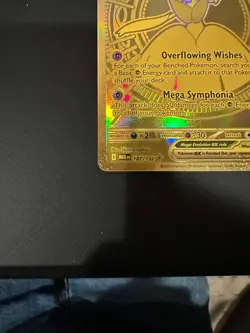 Pokemon Mega Evolutions Mega Gardevoir EX 187/132 Mega Hyper Rare Gold - Image 4