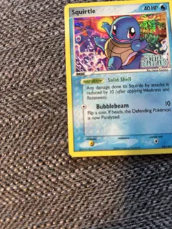 Pokemon - Squirtle - 64/100 - Crystal Guardians Reverse Holofoil LP - Image 3