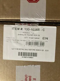 X2Pokemon Scarlet Violet Journey Together Sealed ETB Elite Trainer Box Cases - Image 2