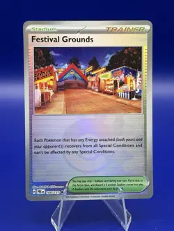 Festival Grounds 108/131 NM/M Poke Ball Prismatic Evolutions Pokemon TCG - Image 1