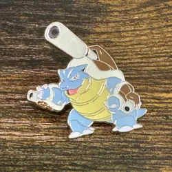 Blastoise GX Pin Collection Box Metal Enamel Pin 2019 Pokemon TCG - Image 1