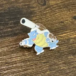 Blastoise GX Pin Collection Box Metal Enamel Pin 2019 Pokemon TCG - Image 2
