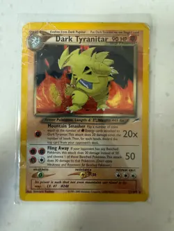 Dark Tyranitar 11/105 Neo Destiny Unlimited Holo Rare 90 HP Stage 2 Pokemon - Image 1