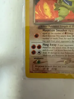 Dark Tyranitar 11/105 Neo Destiny Unlimited Holo Rare 90 HP Stage 2 Pokemon - Image 5