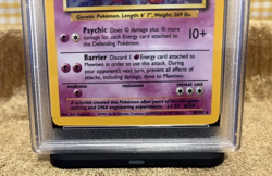 1999 POKEMON BASE SET UNLIMITED MEWTWO HOLO #10 PSA 8 NM-MT RARE ENGLISH PSA8 - Image 4