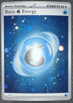Holo Water Energy #003 2023 Pokemon 151 1 Swirl - Image 3