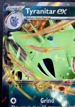 Tyranitar Ex 064/131 Prismatic Evolutions - DOUBLE RARE HOLO - 2025 Pokemon TCG - Image 5
