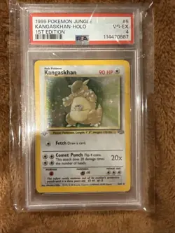 1999 Pokemon Jungle Kangaskhan Holo 1st Edition PSA 4 - Image 1