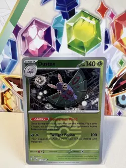 Dustox 015/217 Uncommon Poke Ball Reverse Holo - Pokemon TCG Ascended Heroes NM - Image 1
