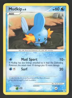 Mudkip 116/147 Pokemon TCG Supreme Victors LP - Image 1