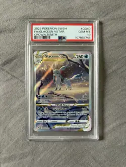 Pokemon TCG Glaceon VSTAR GG40/GG70 Crown Zenith Full Art Ultra Rare Holo 260HP - Image 1