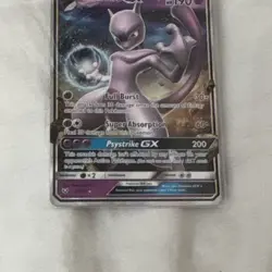 Pokemon Mewtwo GX Ultra Rare Full Art Holo 39/73 Shining Legends - Image 3