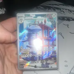Pokemon TCG Steelix 208/182 Sv04: Paradox Rift IR Near Mint 208/182 - Image 1
