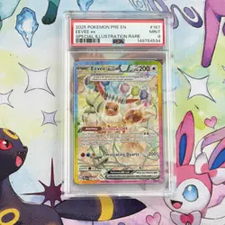 Pokemon Eevee ex 200HP Illustration Rare Sv: Prismatic Evolutions 167/131 Holo - Image 1