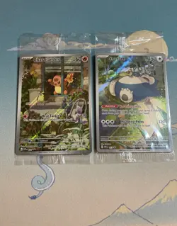 Pokemon TCG Charmander 044 & Snorlax 051 SVP BLACK STAR PROMO SEALED BUNDLE 😴🔥 - Image 1