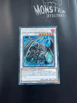 YUGIOH DOOMKAISER DRAGON SECRET RARE BLCR-EN081 1ST EDITION - Image 1