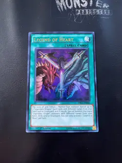 YUGIOH LEGEND OF HEART ULTRA RARE DRL3-EN046 1ST EDITION - Image 1
